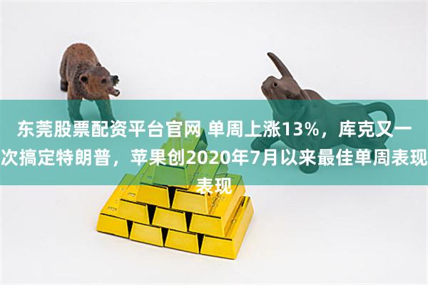 东莞股票配资平台官网 单周上涨13%，库克又一次搞定特朗普，苹果创2020年7月以来最佳单周表现